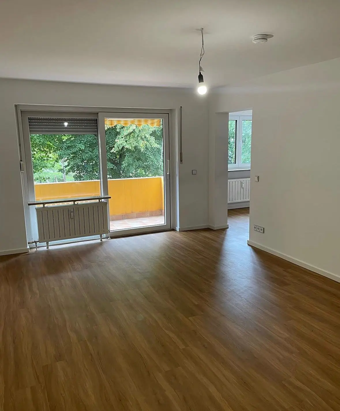 Finished living space after a full apartment refurbishment